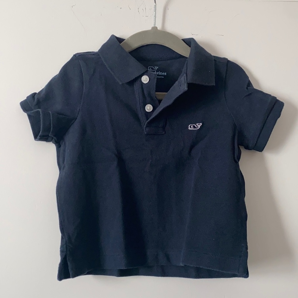 Vineyard vines navy 3T polo
